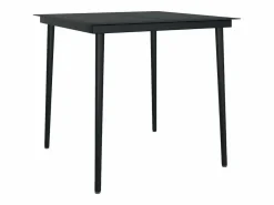 Clicnbuy Comedores De Jardín|Juego de comedor jardín 5 piezas ratán sintético marrón