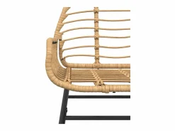 Juego de comedor jardín 5 piezas ratán sintético marrón^Clicnbuy Outlet