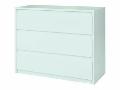 Meublorama Dormitorio Completo|Juego de dormitorio VERONA: Cama de 160 cm, cómoda de 3 cajones, mesitas de noche, armario de 4 puertas, brillante.