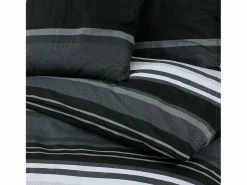 Ropa De Cama|Juego De Sábanas|Juego de funda nórdica algodón negro y 200x200 cm ES846885