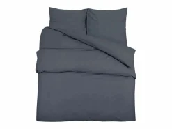 Ropa De Cama|Juego De Sábanas|Juego de funda nórdica microfibra ligera antracita 240x220 cm ES623732