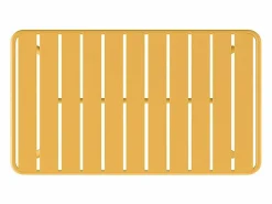 Juego de jardín en metal: un banco, 2 sillones bajos y una mesa de centro - Amarillo - MIRMANDE de^MYLIA New
