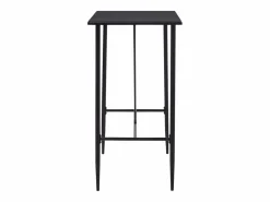 Juego de mesa alta y taburetes 5 piezas tela negra^vidaxl Discount