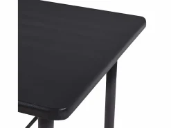 Juego de mesa alta y taburetes 5 piezas tela negra^vidaxl Discount