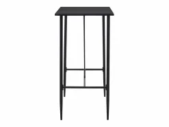 vidaxl Mesa Alta|Juego de mesa alta y taburetes 5 piezas tela oscuro