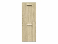 vidaxl Estantería Sobre Inodoro|Juego de muebles de baño 4 pzas contrachapada roble Sonoma