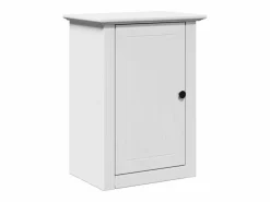 vidaxl Estantería Sobre Inodoro|Juego de muebles de baño BODO 4 pzas madera maciza pino