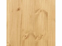 vidaxl Estantería Sobre Inodoro|Juego de muebles de baño Corona 3 pzas madera maciza pino