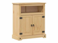 Juego de muebles de baño Corona 3 pzas madera maciza pino^vidaxl Outlet