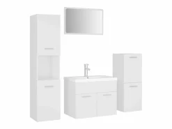 vidaxl Estantería Sobre Inodoro|Juego de muebles de baño madera de ingeniería