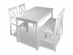 vidaxl Mesa Alta|Juego de muebles de comedor 5 piezas