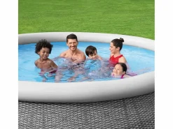 Juego de piscina redondo 366x76 cm ES152381 Gris Discount