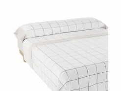 Juego de Sábanas Cuadros Beig - Nalui^ Clearance
