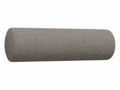 vidaxl Conjunto Sofá Y Sillón|Juego de sofá 3 piezas con reposapiés y cojines tela taupé