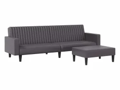 vidaxl Conjunto Sofá Y Sillón|Juego de sofás 2 piezas cuero sintético