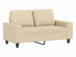 Clicnbuy Juego de sofás 3 piezas tela color Crema Sale