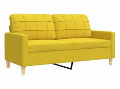 vidaxl Conjunto Sofá Y Sillón|Juego de sofás 2 piezas tela claro