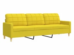 vidaxl Conjunto Sofá Y Sillón|Juego de sofás 2 piezas tela claro