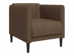 Juego de sofás 3 piezas tela marrón^Clicnbuy Clearance