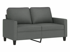 Clicnbuy Juego de sofás con cojines 3 piezas tela oscuro Gris Discount