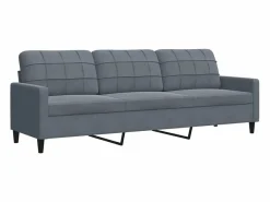 Juego de sofás con cojines 4 piezas terciopelo oscuro^vidaxl Outlet