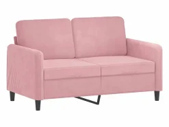Clicnbuy Juego de sofás con cojines 3 piezas terciopelo Rosa