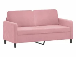 Clicnbuy Juego de sofás con cojines 3 piezas terciopelo Rosa