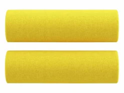 Clicnbuy Juego de sofás con cojines 2 piezas tela claro Amarillo Clearance