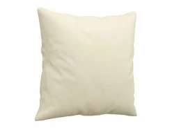 Clicnbuy Juego de sofás con cojines 2 piezas cuero sintético color Crema Hot