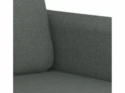 vidaxl Conjunto Sofá Y Sillón|Juego de sofás con cojines 3 piezas tela oscuro