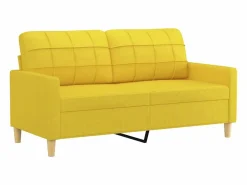 Clicnbuy Conjunto Sofás|Juego de sofás con cojines 3 piezas tela claro