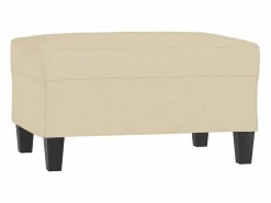 Clicnbuy Juego de sofás con cojines 4 piezas tela Crema Online