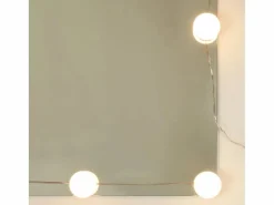 vidaxl Tocador|Juego de tocador con LED madera contrachapada