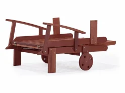 Juego de tumbonas pleglables - en madera exótica Tokyo - Mahogany- Marrón caoba^Habitat et jardin Hot