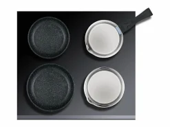 Arthur Martin Juego de utensilios de cocina de acero inoxidable para inducción - 15 piezas - Mango extraíble - Apto para todo tipo de cocinas, Plateado Hot