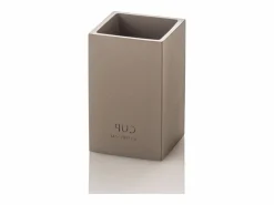 Accesorios De Wc|Juego moderno de accesorios de baño de resina y ABS Doha - Gris paloma