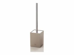 Accesorios De Wc|Juego moderno de accesorios de baño de resina y ABS Doha - Gris paloma