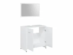 vidaxl Estantería Sobre Inodoro|Juego muebles de baño 3 pzas madera de ingeniería