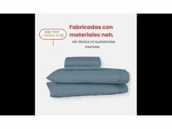 Morfeo Descanso Ropa De Cama|Juego De Sábanas|Juego sábanas ecológicas algodón 100% orgánico 105x190/200 cm
