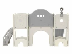 Juguete de escalada para niños 10 en 1 con tobogán, independiente, para escalar y perforar, verde^ New