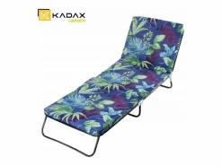 Tumbona|KADAX Tumbona de jardín Tumbona turística Cojín para Cama de jardín Cómodo 66x190 cm