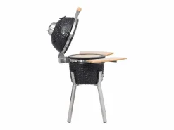vidaxl Kamado Barbacoa Parrilla y Ahumador Cerámico 33 cm Negro Discount