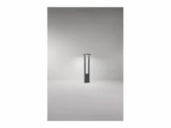 Kapp - Bolardo LED de jardín de 14 W, IP65, 1120 lm, 65 cm de altura, 3000 K, aluminio pintado, bolardo para exteriores, antracita mate - Perenz^ New