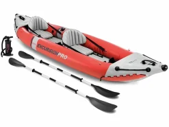 Kayak hinchable K2 Excursión Pro 2 personas con remos 46x94x384 cm^Intex Discount