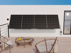 SOLARGEO Kit 2 paneles solares Plug & Play - 850W - LONGi - LUMINOSER Negro / Plateado Clearance