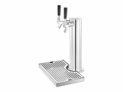 Accesorios Para Vino Y Bar|Kit de Columna de Cerveza SucceBuy, Kit de Columna de Cerveza con Doble Grifo, Distribuidor de Cerveza y Bebidas de Acero Inoxidable, para Bar Restaurante
