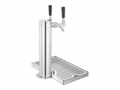 Accesorios Para Vino Y Bar|Kit de Columna de Cerveza SucceBuy, Kit de Columna de Cerveza con Doble Grifo, Distribuidor de Cerveza y Bebidas de Acero Inoxidable, para Bar Restaurante