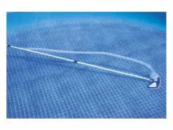 Bestway Accesorio Piscina|Kit de Mantenimiento para Piscinas Deluxe AquaClean con Pértiga, Limpiafondos, Recogehojas y Manguera de Aspiración