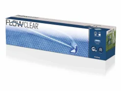 Bestway Accesorio Piscina|Kit de Mantenimiento para Piscinas Deluxe AquaClean con Pértiga, Limpiafondos, Recogehojas y Manguera de Aspiración