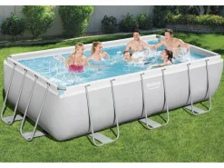 Concept-Usine Kit de piscina rectangular sobre suelo 4,04x2,01x1 m HAWI Gris Best